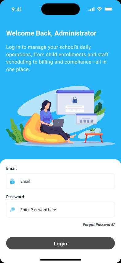 Cubcare screen