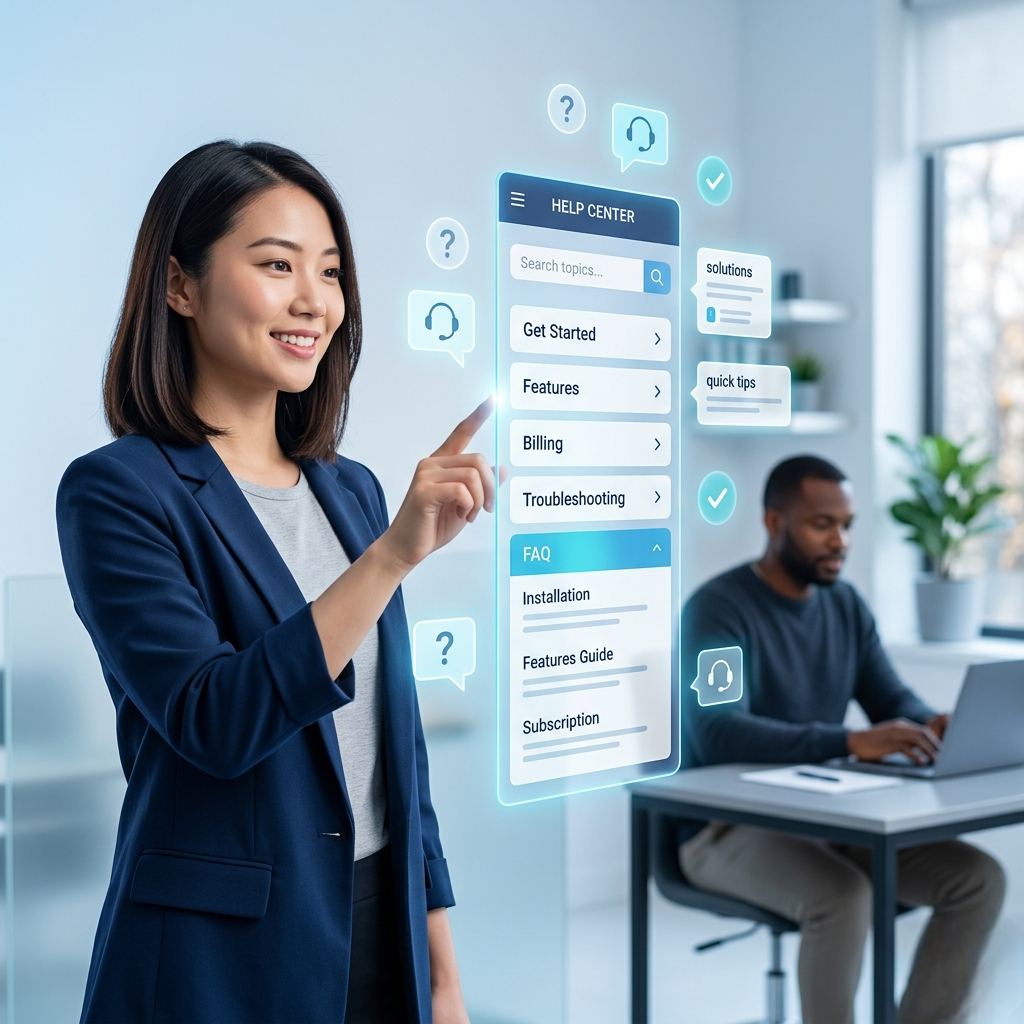 Business agency services illustration